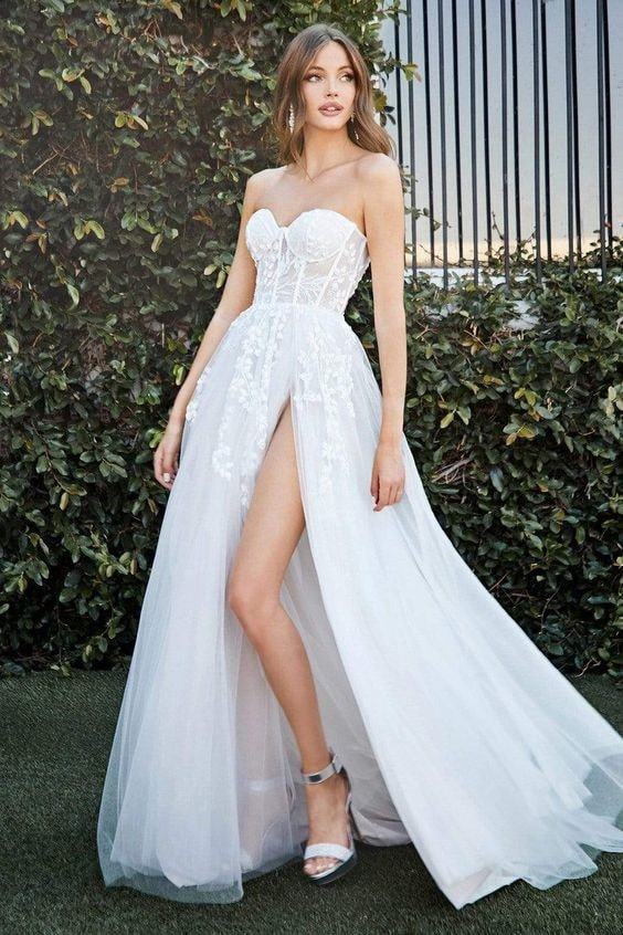 strapless wedding dresses