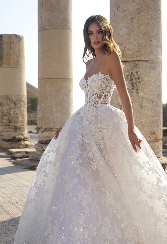 strapless wedding dresses