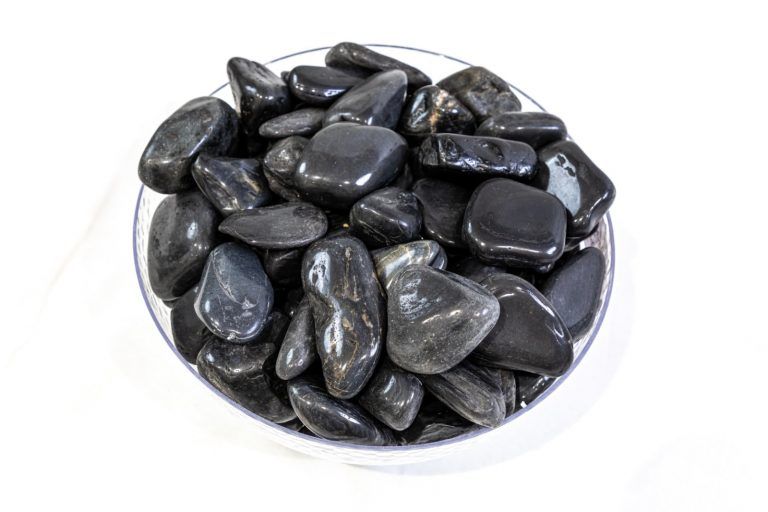 Black Garden Pebbles